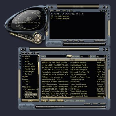Winamp Theme on Control And Most New Winamp 5 0 Features And More 40 Color Themes