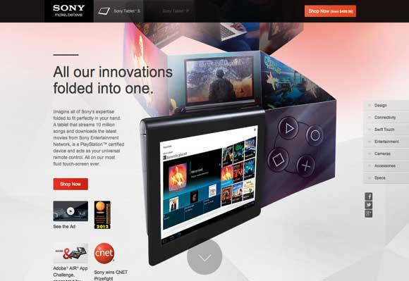 Sony Tablet's