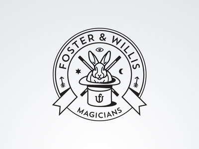 Foster Willis Magicians Fantasy Vintage Logo