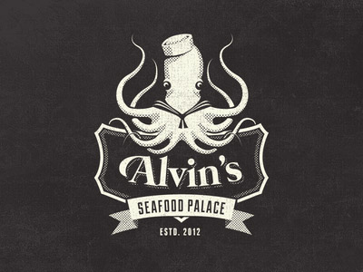 Alvin's Seafood Palace Vintage Fantasy