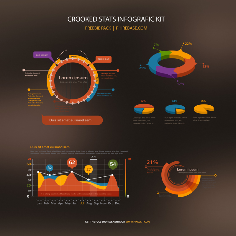 Crocked stats freebie by Pixelkit