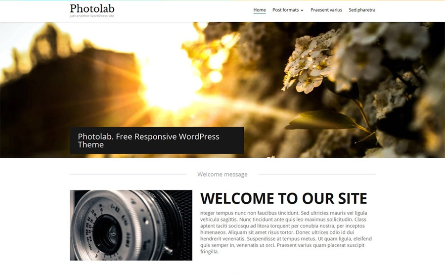 Photolab Free WordPress Template