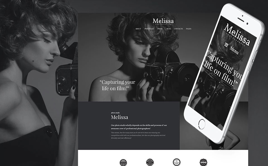 Melissa - Art & Photography WordPress Template