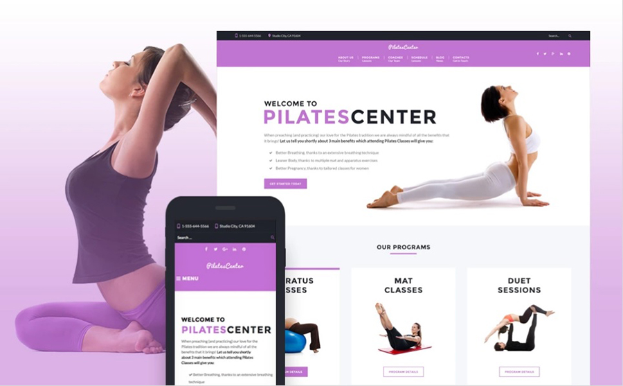 Sports Center WordPress Template