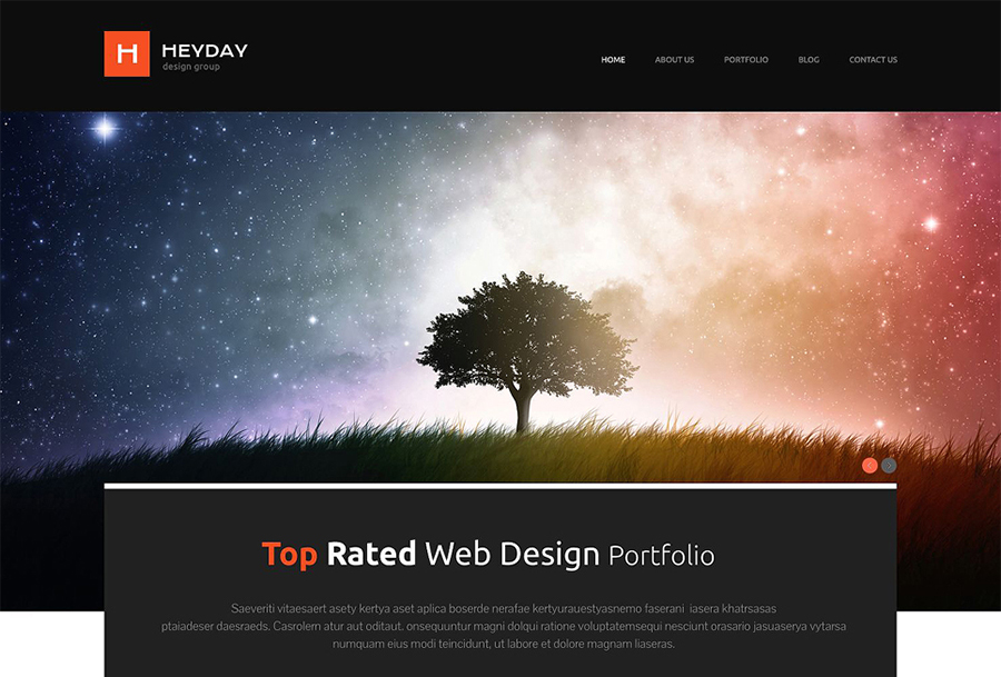 Designer Portfolio Responsive WordPress Theme