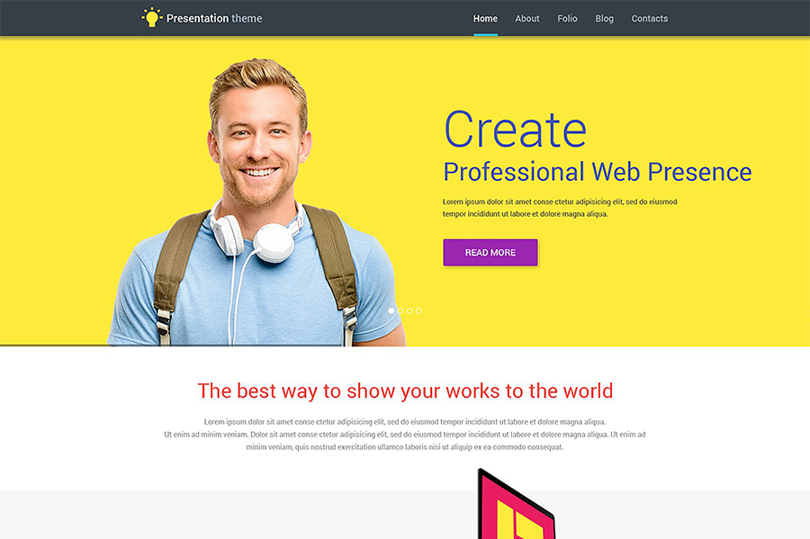 Web Design WP Template