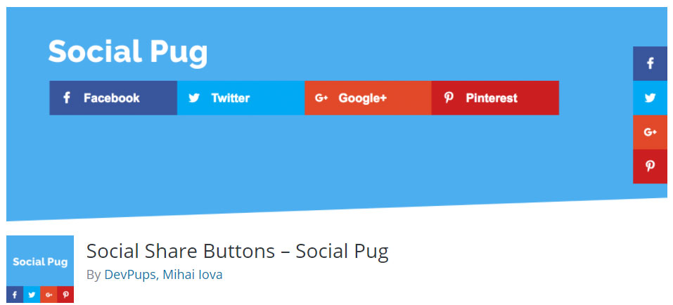 Social Share Buttons – Social Pug