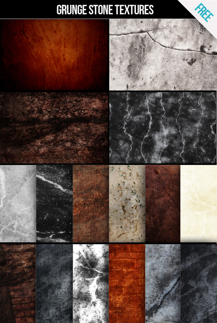 FREE Grunge stone texture pack