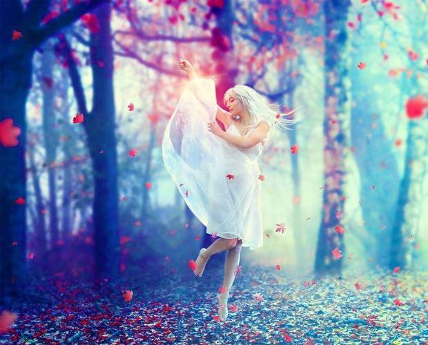 Create a Photo Manipulation of an Emotional Dancer in a Forest