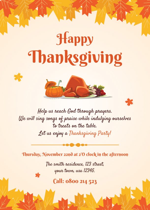Free Ready Made Thanksgiving Designs for Inspiration