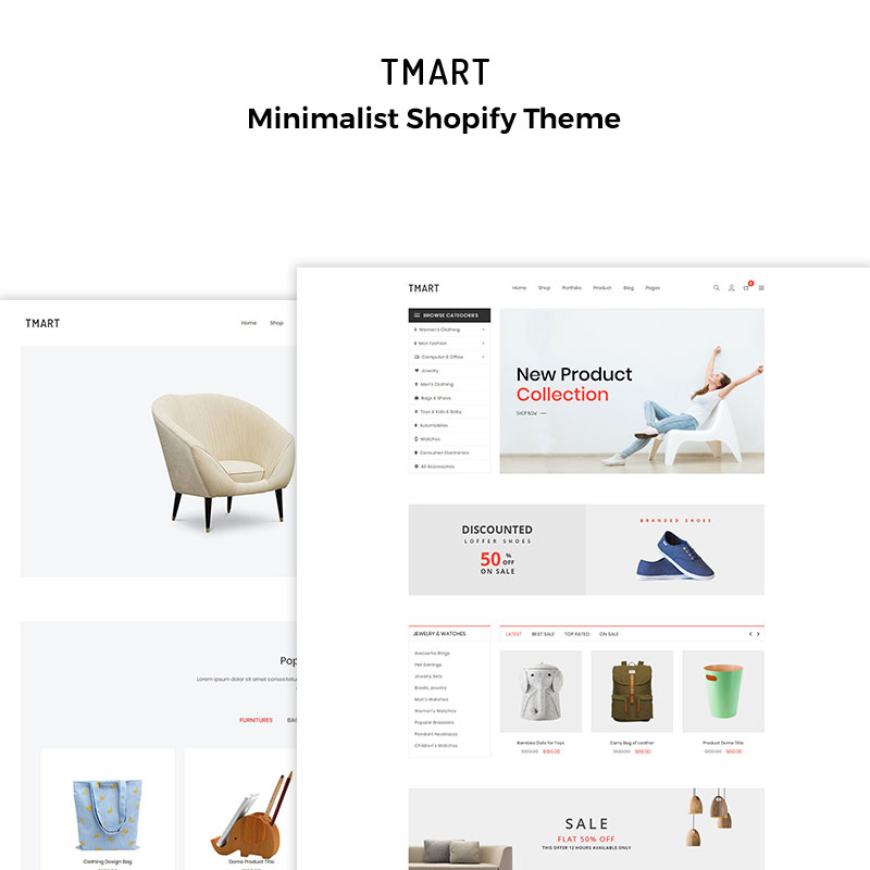 Tmart – Minimalist Shopify Theme