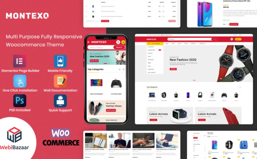 Montexo - Multipurpose SuperMarket WooCommerce Theme