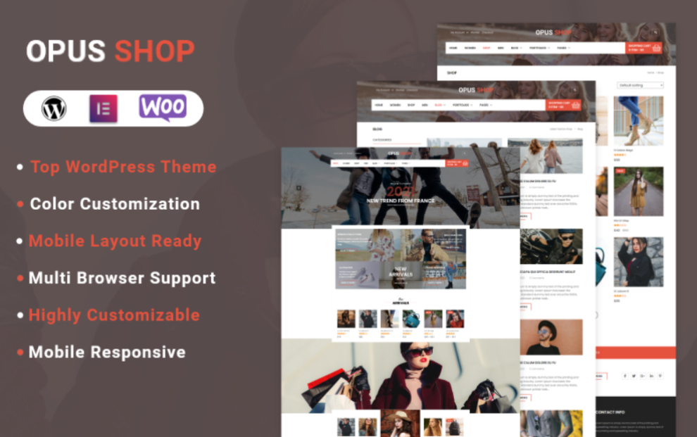 OpusShop - WooCommerce WordPress Theme