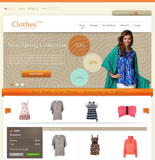 CLOTHES STORE theme