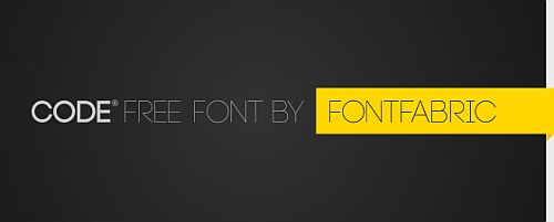 CODE Free Font