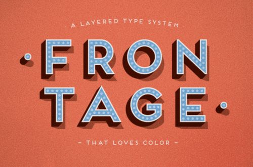 Frontage Typeface - Free Font