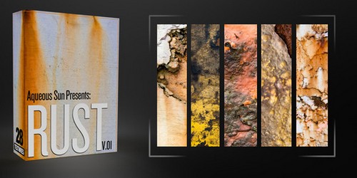 Aqueous Sun Presents Rust v.01 – 28 Free Textures