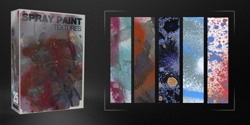 Spray Paint Textures Pack – 25 Free Images