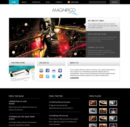 Magnifico WordPress Theme