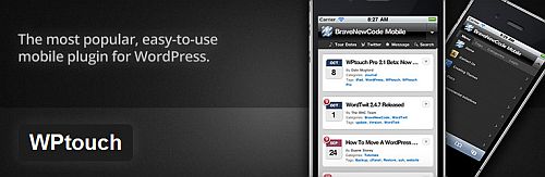 WPtouch plugin – elegant mobile theme